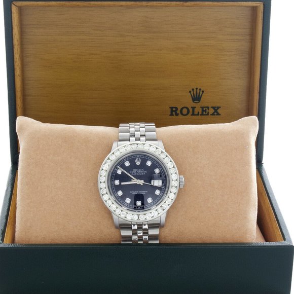 Men's Rolex 36mm Diamond Watch! Sale! Mint! - Picture 1 of 9